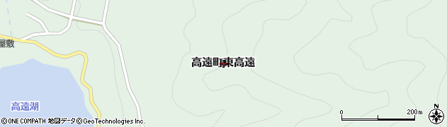 長野県伊那市高遠町東高遠周辺の地図