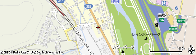 福井新聞　南条販売店周辺の地図
