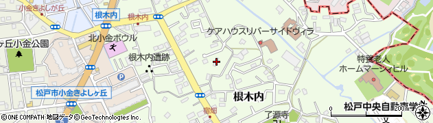 千葉県松戸市根木内200周辺の地図