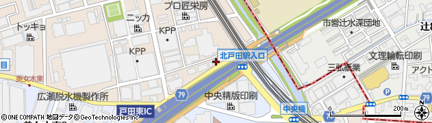 関東地方整備局北首都国道事務所　戸田維持出張所周辺の地図