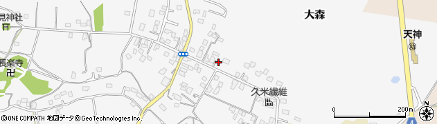 千葉県印西市大森2286周辺の地図