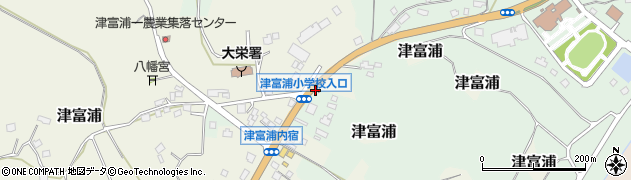 津富浦周辺の地図