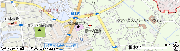 千葉県松戸市根木内252周辺の地図