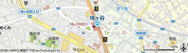 埼玉高速鉄道株式会社　鳩ヶ谷駅周辺の地図