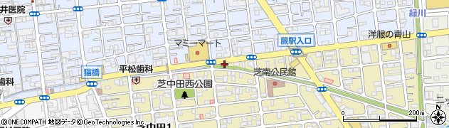 埼玉県　警察署川口警察署芝中田町交番周辺の地図