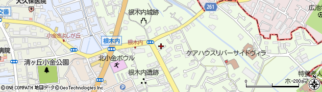 千葉県松戸市根木内228周辺の地図