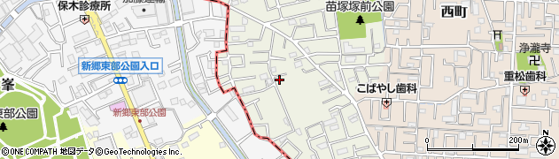 埼玉県草加市苗塚町99周辺の地図