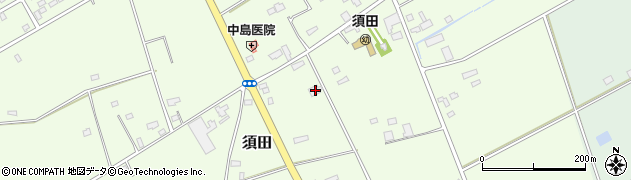 茨城県神栖市須田1138周辺の地図