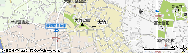 大竹公園周辺の地図
