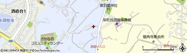 千葉県印旛郡栄町酒直551周辺の地図