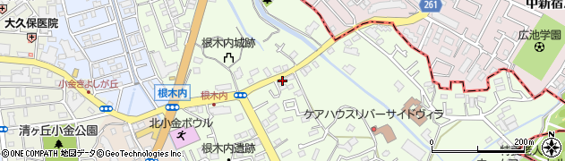 千葉県松戸市根木内221周辺の地図