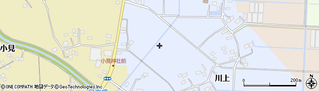 千葉県香取市川上周辺の地図