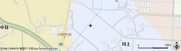 千葉県香取市川上周辺の地図