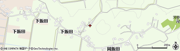 千葉県香取市岡飯田周辺の地図