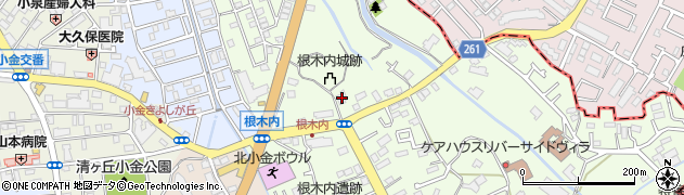 千葉県松戸市根木内39周辺の地図
