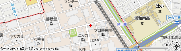日東エネルギー株式会社　戸田営業所周辺の地図