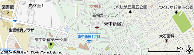 東中新宿第三公園周辺の地図