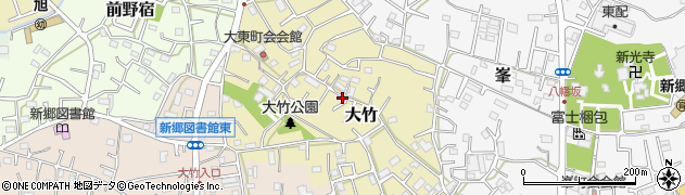 埼玉県川口市大竹周辺の地図