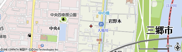 埼玉県三郷市幸房637周辺の地図