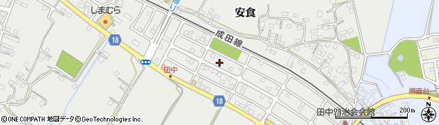 米井畳店安食営業所周辺の地図
