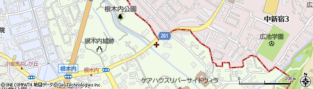千葉県松戸市根木内118周辺の地図
