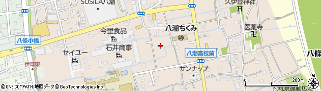 埼玉県八潮市鶴ケ曽根周辺の地図