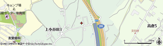 埼玉県入間市上小谷田周辺の地図