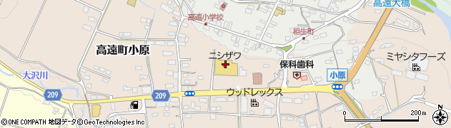 シーガルジャパンクリーニング高遠店周辺の地図