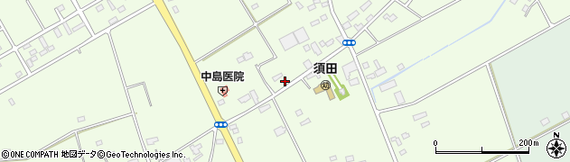 茨城県神栖市須田4466周辺の地図