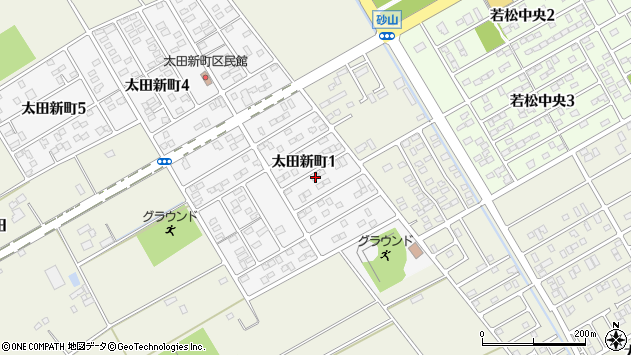 〒314-0257 茨城県神栖市太田新町の地図