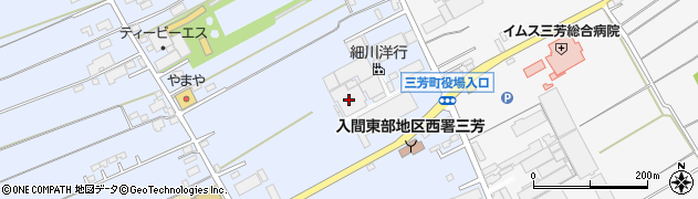 株式会社細川洋行　生産事業部埼玉三芳工場周辺の地図