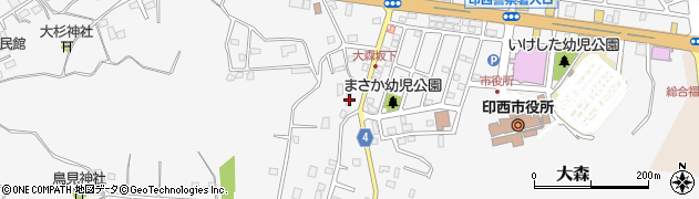 千葉県印西市大森2567周辺の地図