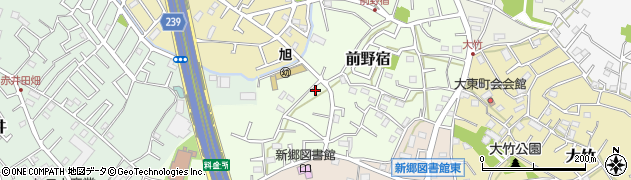 埼玉県川口市前野宿周辺の地図