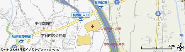 オギノ長坂店周辺の地図