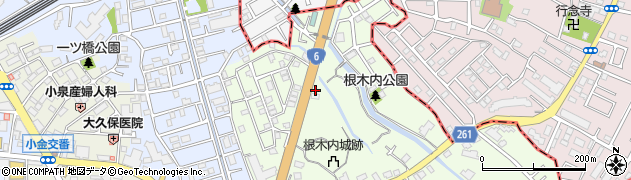 千葉県松戸市根木内70周辺の地図