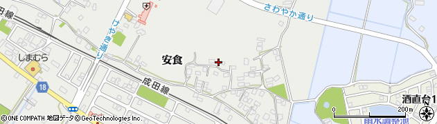 千葉県印旛郡栄町安食2334周辺の地図