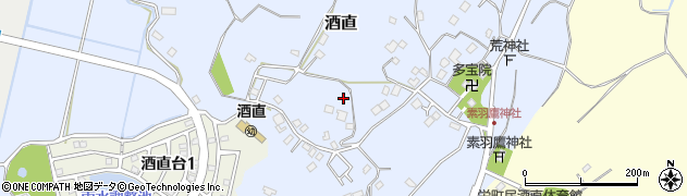 千葉県栄町（印旛郡）酒直周辺の地図