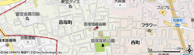 埼玉県草加市苗塚町326周辺の地図