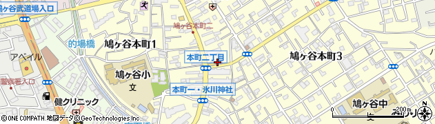 川口市役所　郷土資料館周辺の地図