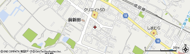 前新田第3号児童公園周辺の地図