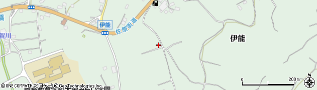 千葉県成田市伊能周辺の地図