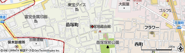 埼玉県草加市苗塚町310周辺の地図