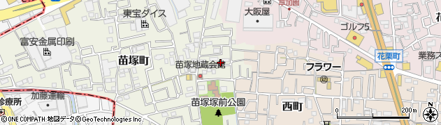 埼玉県草加市苗塚町330周辺の地図