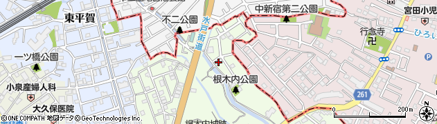 千葉県松戸市根木内110周辺の地図