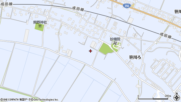〒289-0602 千葉県香取郡東庄町笹川ろの地図
