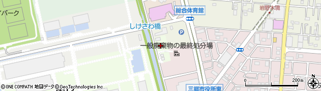 埼玉県三郷市彦江周辺の地図