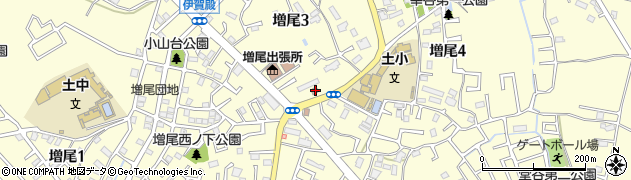 増尾郵便局周辺の地図