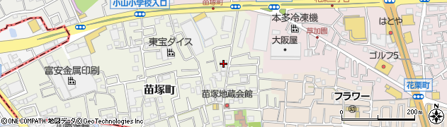 埼玉県草加市苗塚町391周辺の地図