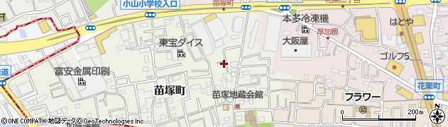埼玉県草加市苗塚町394周辺の地図