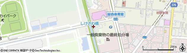 埼玉県三郷市彦沢周辺の地図